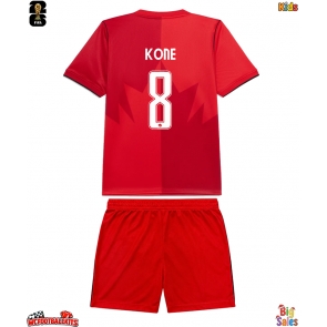 Canada Ismael Kone #8 Replica Home Stadium Kit for Kids World Cup 2026 Short Sleeve (+ pants)
